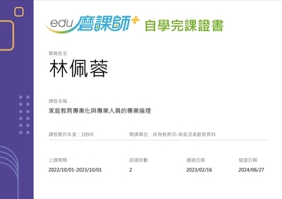 家庭教育專業化與專業人員的專業倫理
