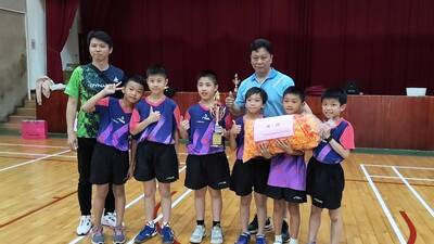 賀!!桌球隊參加新莊主委盃中年級男生組榮獲亞軍圖片